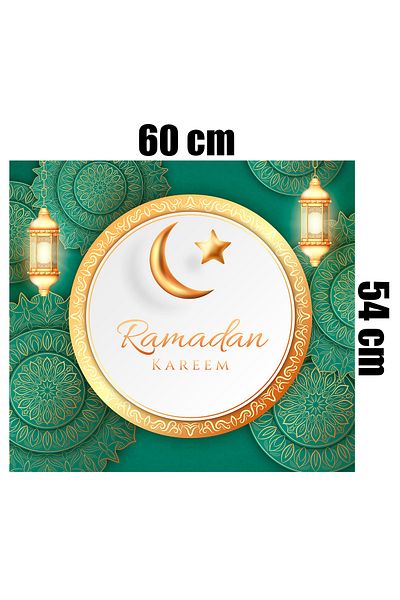 Tilki Dünyası Ramadan Themed Self Adhesive Kitchen Stove Back Foil - 24