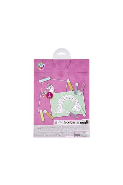 Moxy Creative set Sand painting by numbers, Unicorn, A4