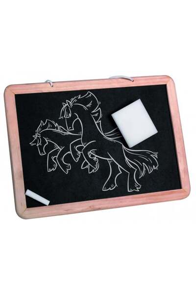 Organic Sisters Toys Tablita lemn RS Toys cu creta si burete