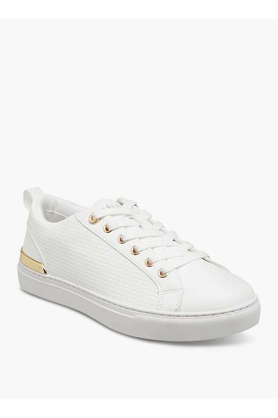 Celeste Women's Textured Sneakers with Lace-Up Closure