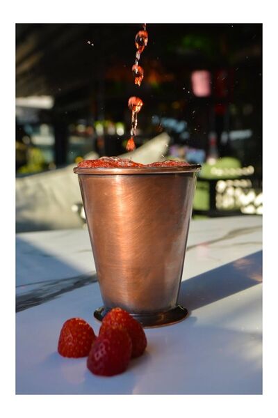 Bakır Concept Copper Mug Cup Short Sorbet Model Oxide Color Set of 2