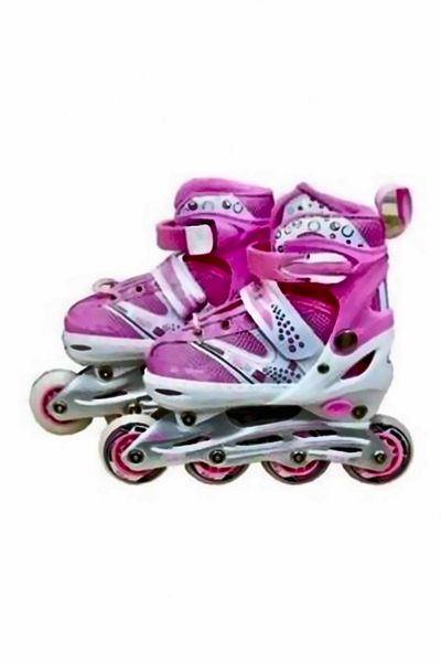 OMZ Girl's Pink Inline Skates Girls Educational Toy Boys Toys