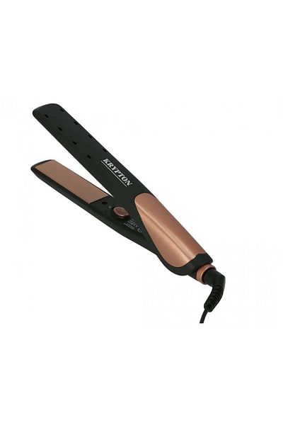 KRYPTON Wet & Dry Ceramic Hair Straightener | Adjustable Heat | 360° Swivel | Travel-friendly