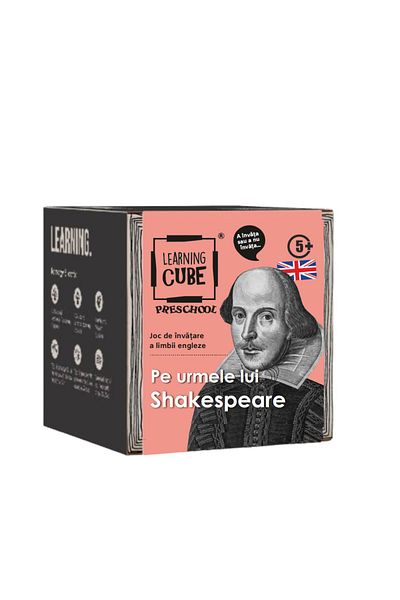 K-TOYZ Learning Cube® language game - In the footsteps of Shakespeare