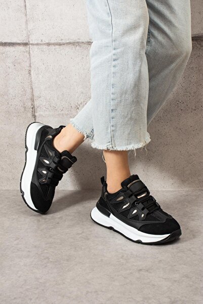 ShoeTek Lawse crne ženske tenisice Patike s - sportske cipele sa vezicama