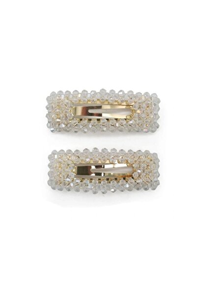 New Obsessions Lorenza Crystal - Quadrilateral and Buckle Collet Set 2 Pack