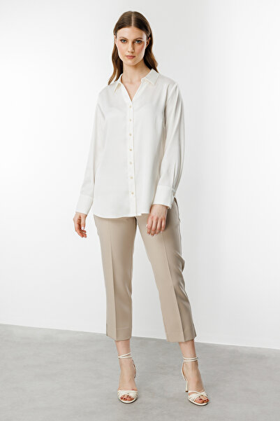 Ekol Сорочка з атласу для повних