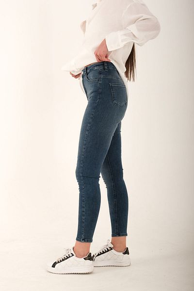 Blues Outlet Blugi Mashhak - Femei, Skinny, Lycra, Albastru