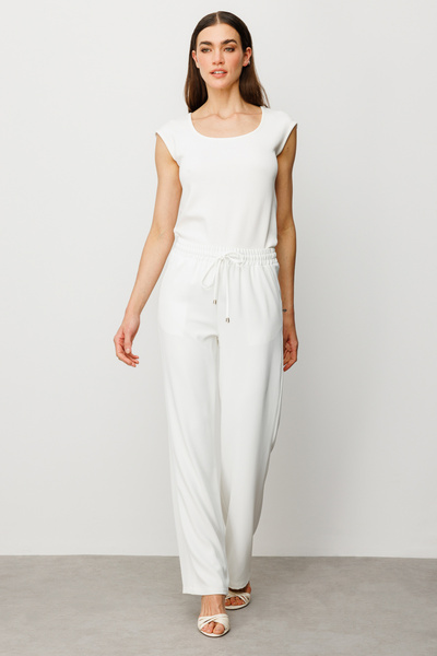 Ekol Wide Leg Crepe Trousers