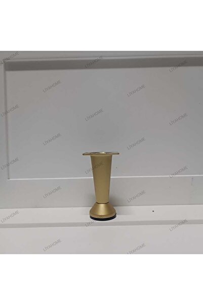 LİYAHOME MATALTIN METAL KONİK MOBİLYA TV ÜNİTESİ ŞİFONYER KONSOL AYAĞI 8CM