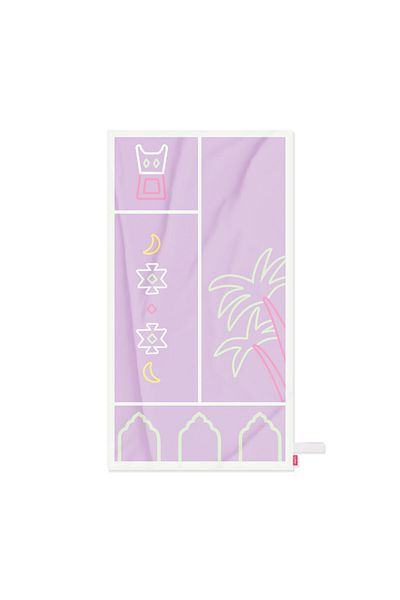 SEEN Portable prayer rug, folk patterns