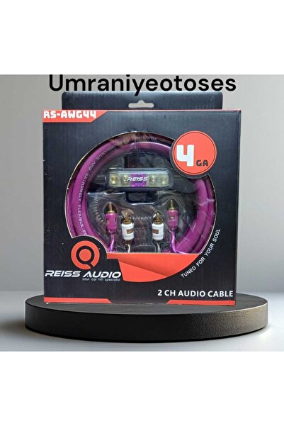 Reiss AWG44 PROFOSYONEL 4 GA AMFİ KABLO SETİ PARAZİT YAPMAZ 2025 ÜRÜNÜ