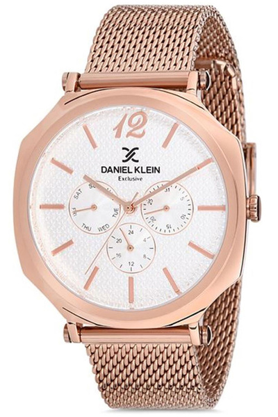Daniel Klein Erkek Kol Saati Takvimli Hasır Kordon Multifonksiyon İbreli DK-E...