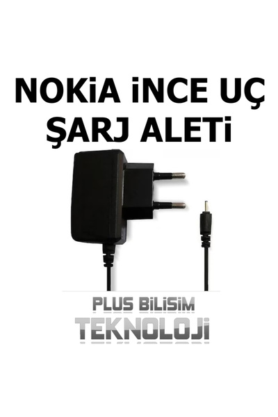 Plus Bilişim Nokia ince uçlu şarj aleti, 6300, 1200, 1203