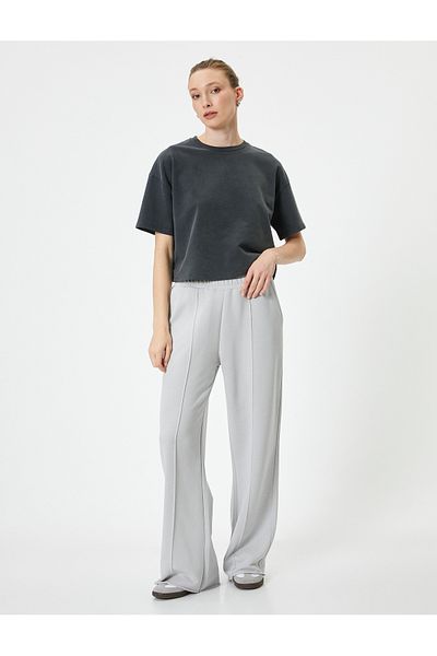 Koton Crew Neck Cotton Short Sleeve T-Shirt