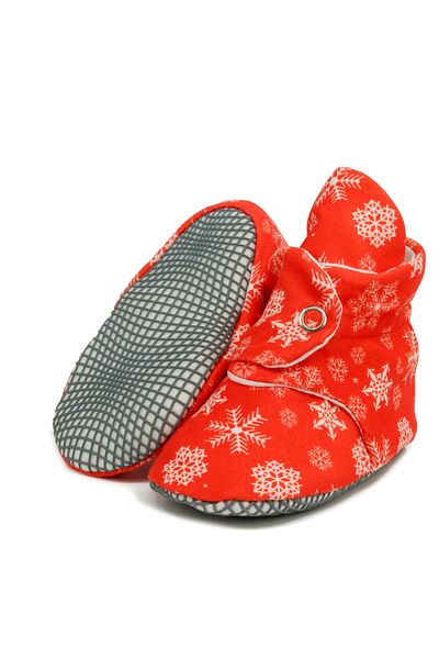 Ella Bonna Neujahrsschuhe – Bio-Baumwolle, rutschfeste Sohle, Kindergartenschuhe für Babys und Neugeborene