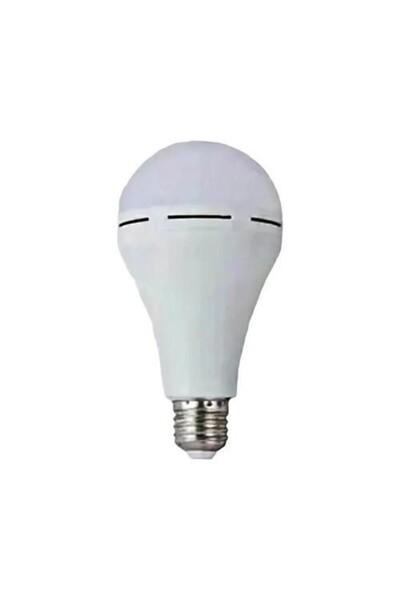 fullreyon Elektrik Kesilince de Çalışan 9 Watt Led Ampul, Şarjlı Led Ampul Kendini Şarj Eden E27 Duy Led Ampul
