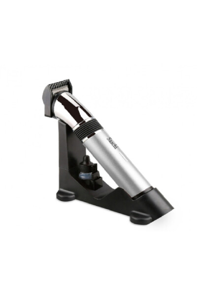 SAACHİ ماكينة تشذيب شعر مقاومة للماء مع حامل شحن رمادي saachi