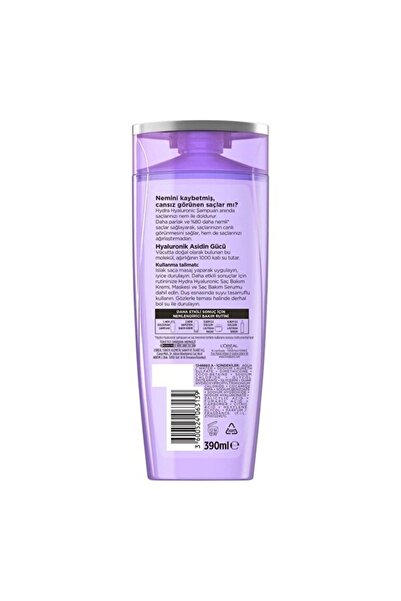 ELSEVE Hydra [hyaluronic] Nem Dolduran Şampuan 390ml