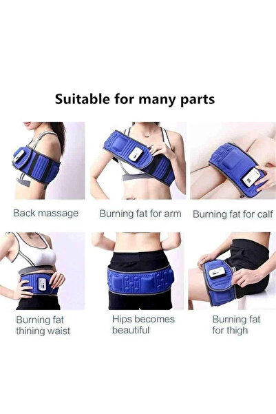 ErginGroup Elektrikli 5 Motorlu Titreşimli Zayıflama Göbek Eritme Masaj Kemeri Kol Bacak Bel Ayak Masaj Aleti