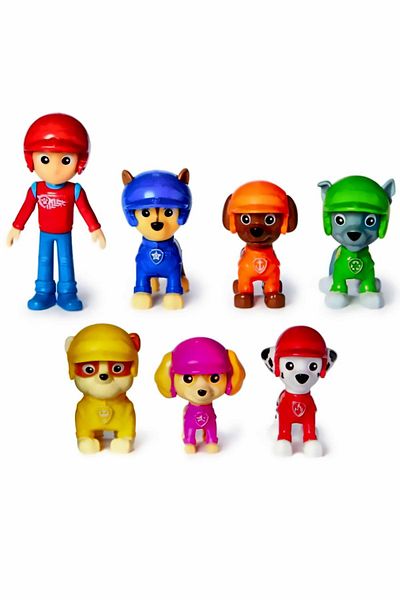 OMZ مجموعة شخصيات Paw Patrol Rescue Wheels - لعبة تعليمية للأولاد والبنات