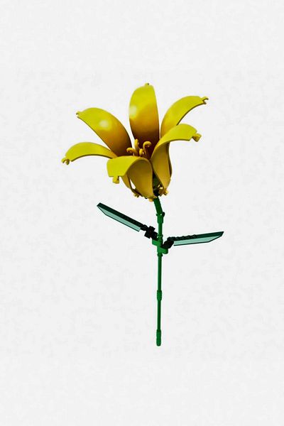 OMZ Blx Yellow Flower Bouquets - C0281 92502, 53 Pieces, Educational Toy for Boys and Girls