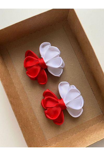 Stil Tasarım Toka Red White 2-Piece Buckle