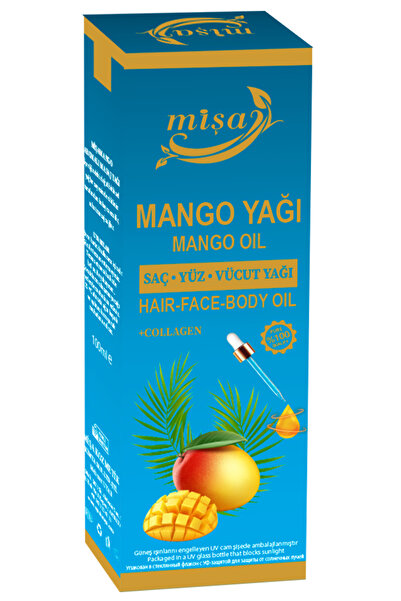 Misa Mişa Mango Yağı & Mango Oil - Saç, Yüz ve Vücut Yağı + Kolajen 100ml