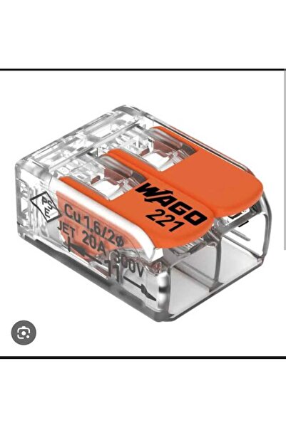 WAGO 412  TIRNAKLI BUAT İÇİ KLEMENS 50 ADET