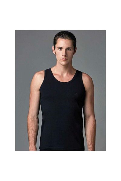 Eros Ers001 Compact Men's Undershirt (Pack of two) - Black