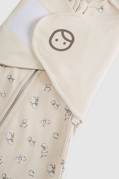 Little Gusto Organic Cotton Caped Sleeping Bag Small Cotton Patterned 0-6 Months
