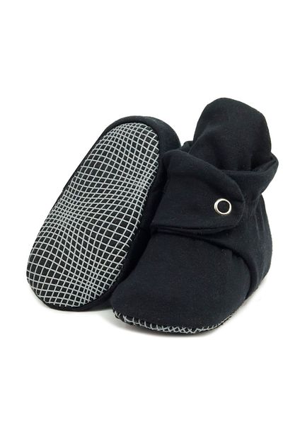Ella Bonna Organic Cotton Baby Booties, Anti-Slip Sole, Cotton Newborn Slippers Home Nursery Shoes