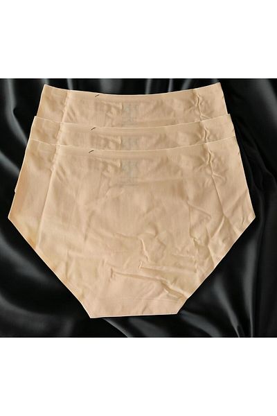 FK Alec Lingerie 3-Piece Oversize Large Size Laser Cut Cotton Daily Briefs Underwear