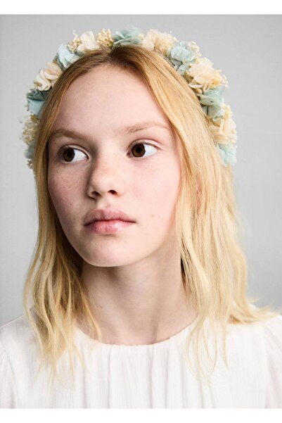 MANGO Kids Flower crown with ties