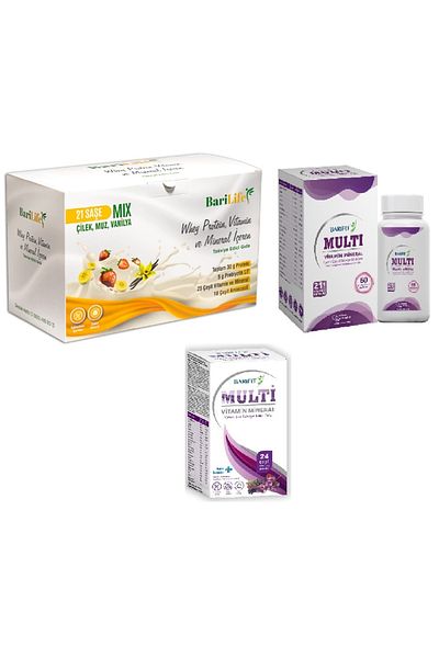Barifit Barifhite Healthy Life Pack 4(Protein Powder 21 Pack+Multi-Vitamin Capsule+Multi-Vitamin Syrup)