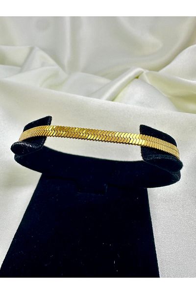 Celeste Shine Italian Scrunch Chain Steel Bracelet