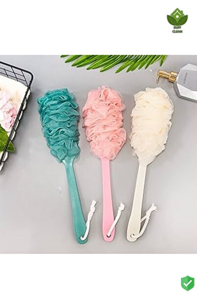 DUFF CLEAN قطعة واحدة من فرشاة الجسم ذات المقبض الطويل - فرشاة الظهر