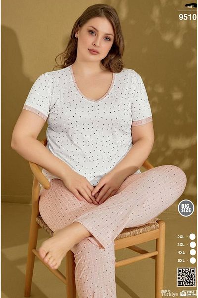 Ladnie iç giyim Plus Size Pijamas Suit