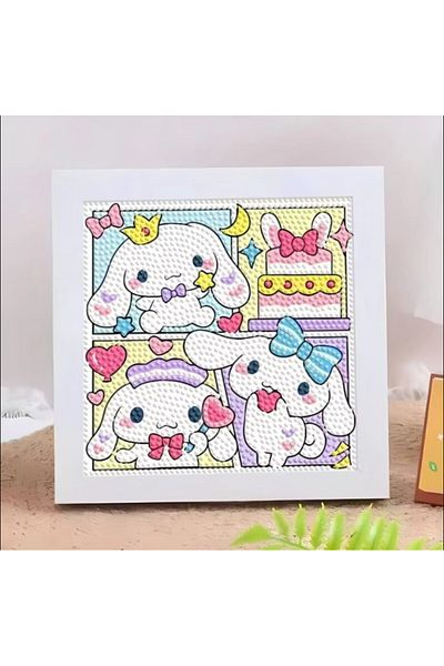 synshop Cinnamoroll Diamond Mosaic Kit - DIY DIY Painting Table Art Kit