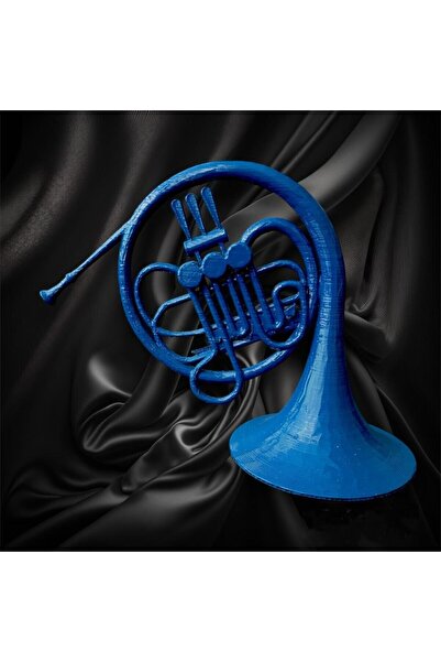 FEEL Hımym Mavi Fransız Kornosu Biblo Büst Figür 16 Cm