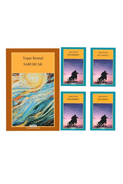 Yapı Kredi Yayınları Sarı Sıcak - İnce Memed Serisi  Kemal
