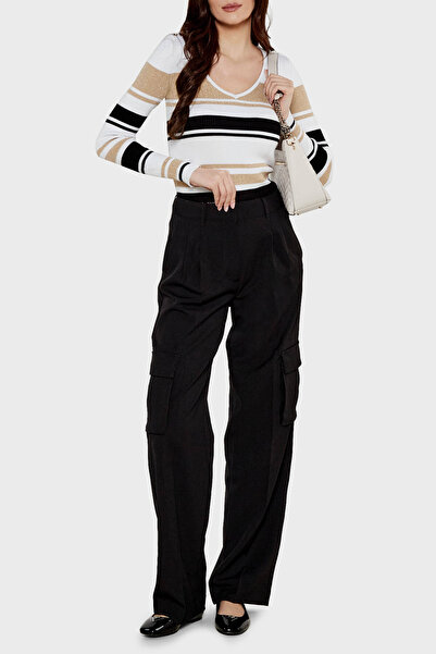 Guess Matea Regular Fit Yüksek Bel Bol Paça Kargo Pantolon W5RB41WGX02 PANTOLON W5RB41 WGX02 J