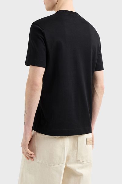 Emporio Armani Tricou 100% bumbac, cu decolteu, cu croiala normală, pentru bărbați