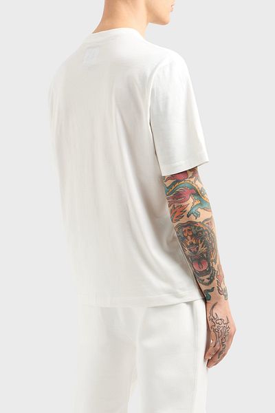 Armani Exchange Armani Exchange 100% Cotton Cycling T-Shirt Men Regular Fit with Logo Xm 000363   Af12308