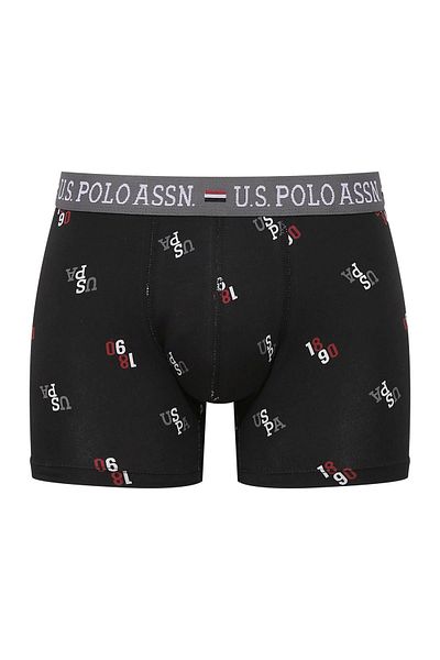 U.S. Polo Assn. Πόλο Ασν. 80487 Ανδρικό Modal 2-Pece Boxer - Claret Red & Black
