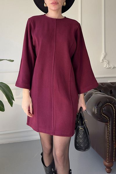 MAGARDE Rochie mini camisole de marcă originală roșu Claret