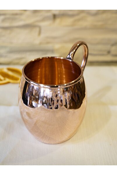 Bakır Concept Copper Kupa Cup, Non-Brass, Chubby Model, Bright Color