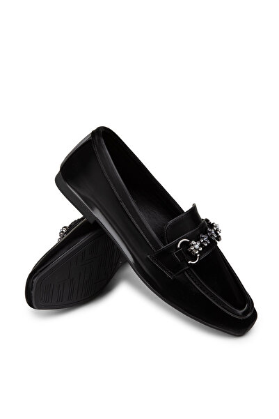 Deery Чорні жіночі туфлі з пряжкою