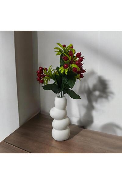 Tasarım “ Yumurcuklu Dekoratif Vazo - Şık ve Modern Tasarım”