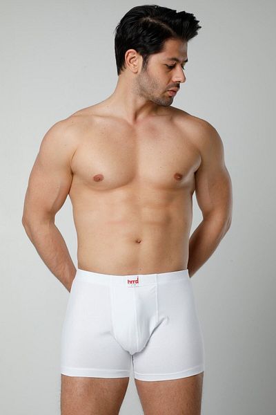 Hmd Ανδρικά σλιπ μπόξερ 315 Cotton Lycra - Λευκό